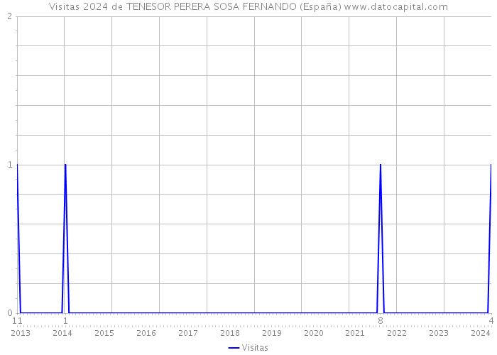 Visitas 2024 de TENESOR PERERA SOSA FERNANDO (España) 