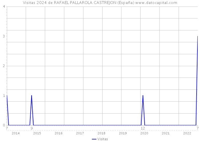 Visitas 2024 de RAFAEL PALLAROLA CASTREJON (España) 