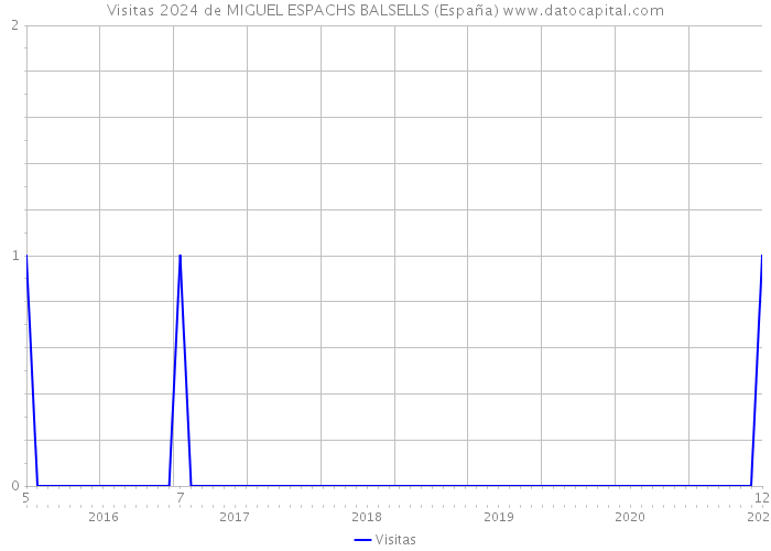 Visitas 2024 de MIGUEL ESPACHS BALSELLS (España) 