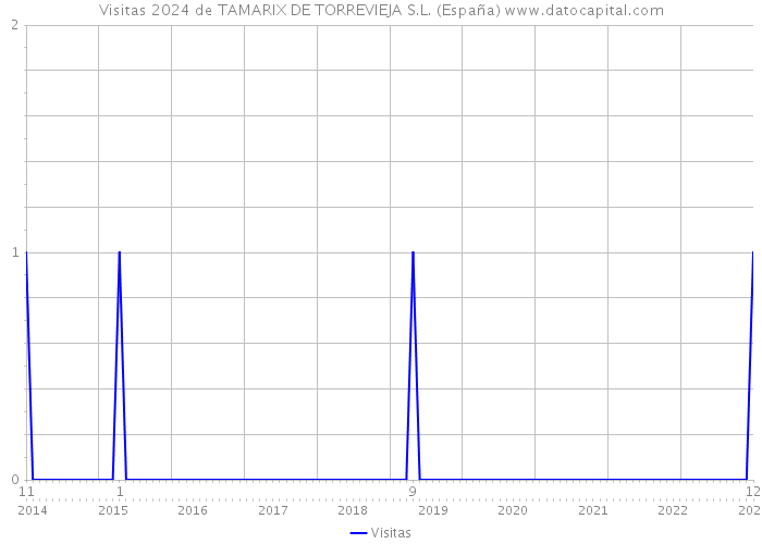 Visitas 2024 de TAMARIX DE TORREVIEJA S.L. (España) 