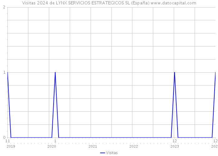 Visitas 2024 de LYNX SERVICIOS ESTRATEGICOS SL (España) 