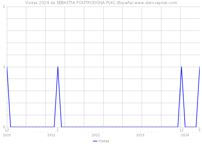 Visitas 2024 de SEBASTIA FONTRODONA PUIG (España) 