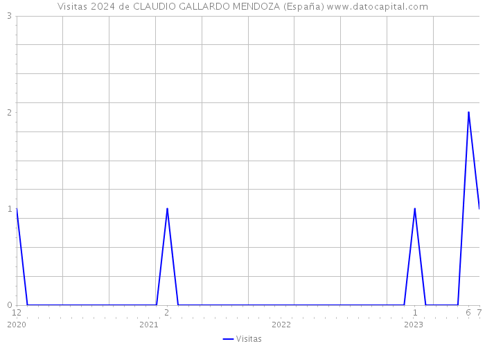 Visitas 2024 de CLAUDIO GALLARDO MENDOZA (España) 