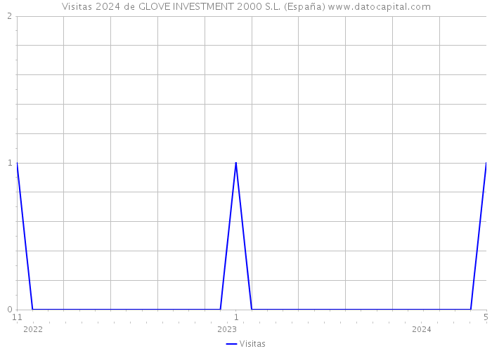 Visitas 2024 de GLOVE INVESTMENT 2000 S.L. (España) 