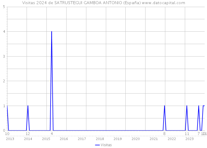 Visitas 2024 de SATRUSTEGUI GAMBOA ANTONIO (España) 