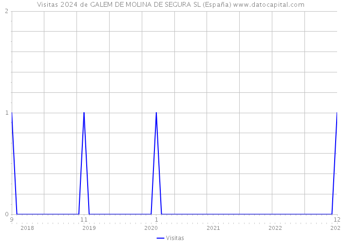 Visitas 2024 de GALEM DE MOLINA DE SEGURA SL (España) 