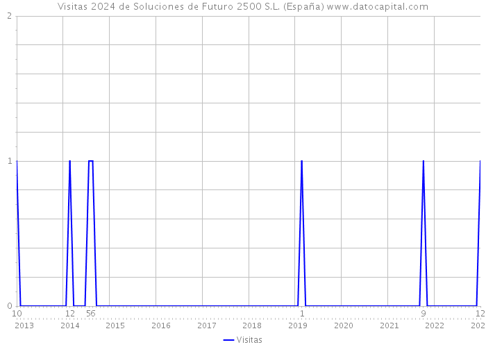 Visitas 2024 de Soluciones de Futuro 2500 S.L. (España) 