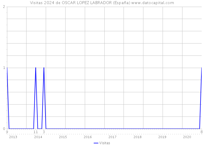 Visitas 2024 de OSCAR LOPEZ LABRADOR (España) 