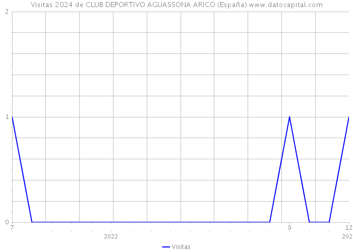 Visitas 2024 de CLUB DEPORTIVO AGUASSONA ARICO (España) 