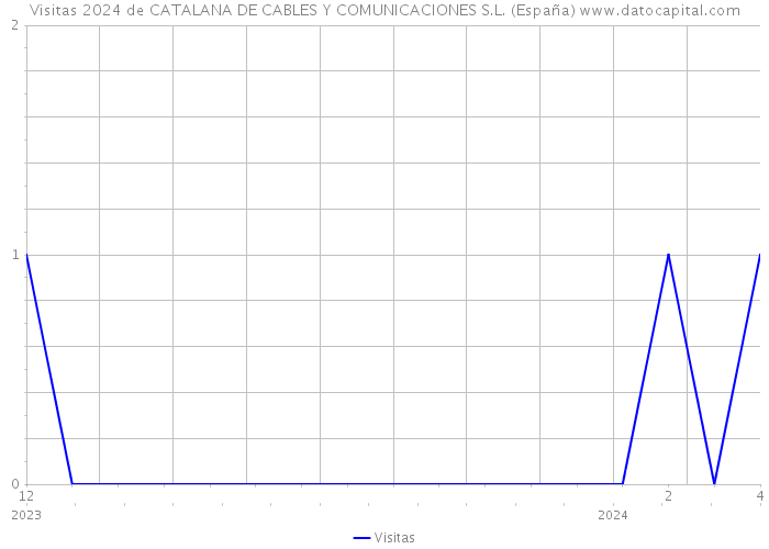 Visitas 2024 de CATALANA DE CABLES Y COMUNICACIONES S.L. (España) 