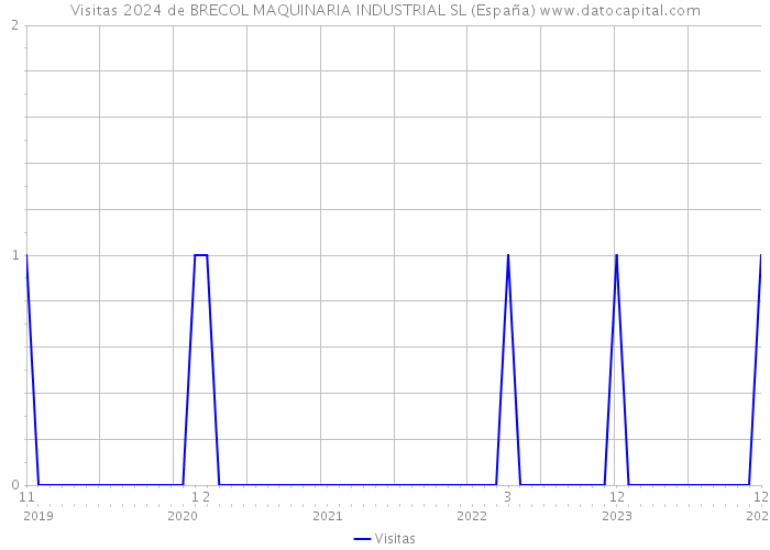 Visitas 2024 de BRECOL MAQUINARIA INDUSTRIAL SL (España) 