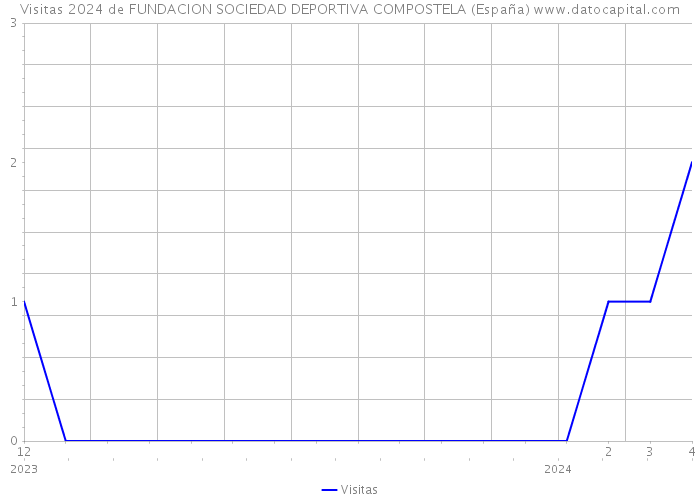 Visitas 2024 de FUNDACION SOCIEDAD DEPORTIVA COMPOSTELA (España) 