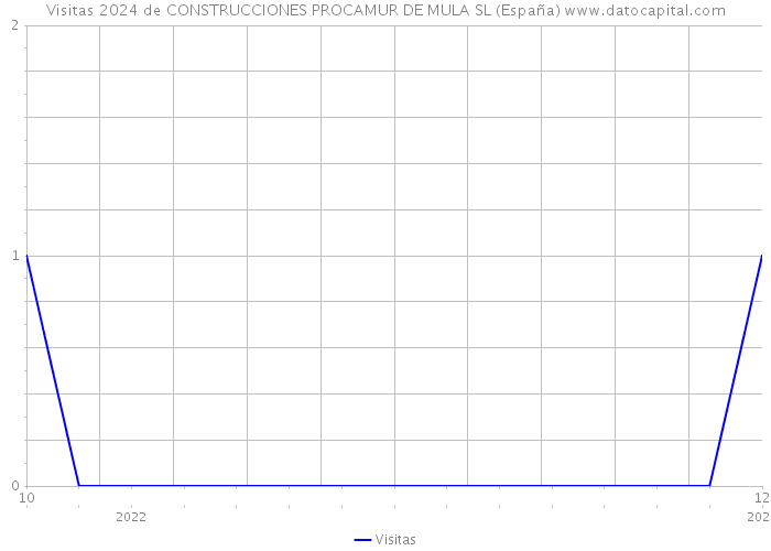 Visitas 2024 de CONSTRUCCIONES PROCAMUR DE MULA SL (España) 
