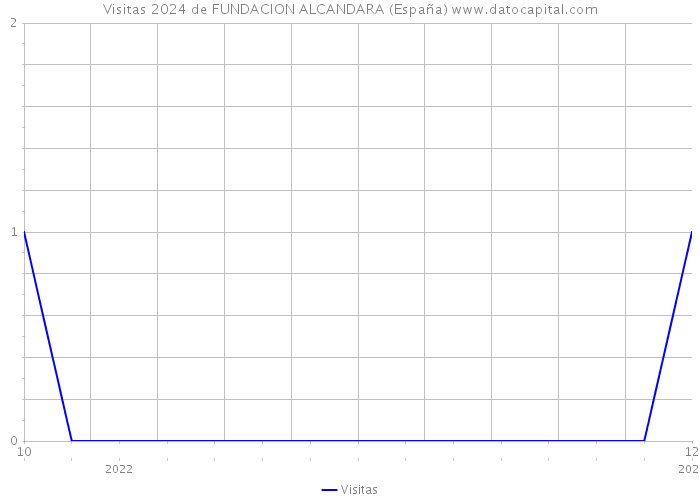 Visitas 2024 de FUNDACION ALCANDARA (España) 
