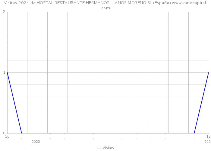 Visitas 2024 de HOSTAL RESTAURANTE HERMANOS LLANOS MORENO SL (España) 