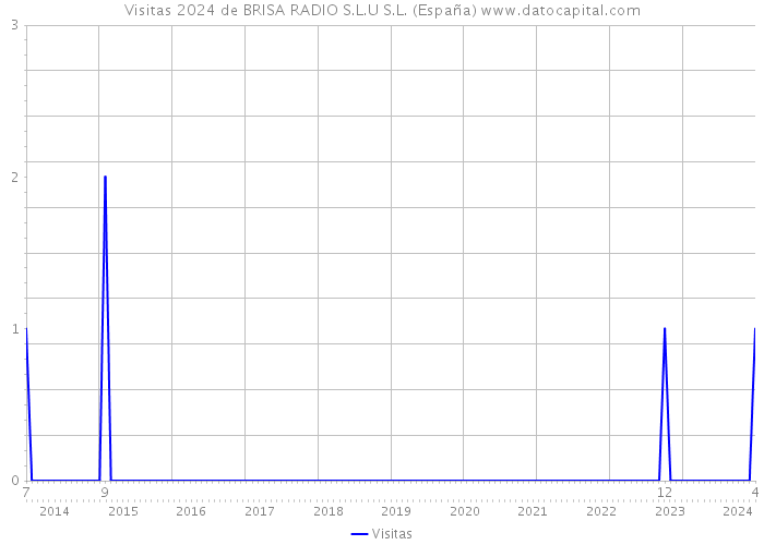Visitas 2024 de BRISA RADIO S.L.U S.L. (España) 