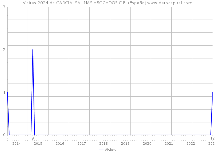 Visitas 2024 de GARCIA-SALINAS ABOGADOS C.B. (España) 