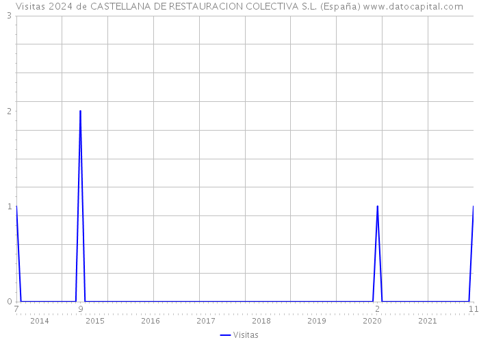 Visitas 2024 de CASTELLANA DE RESTAURACION COLECTIVA S.L. (España) 
