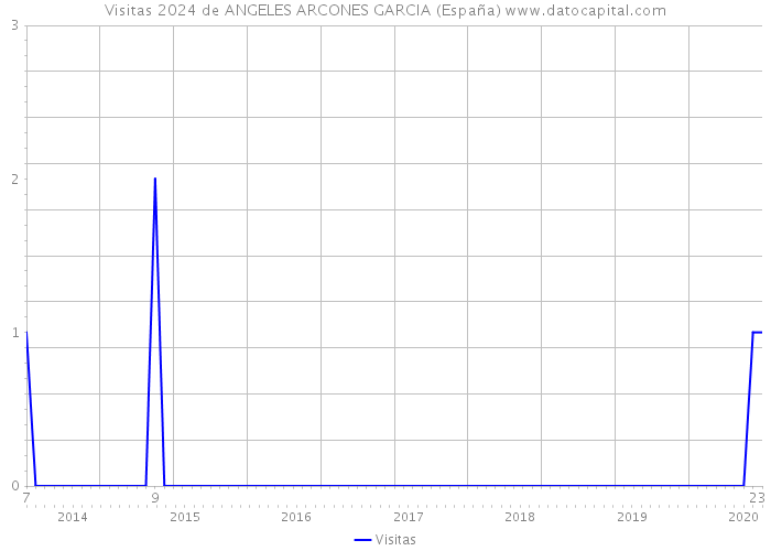 Visitas 2024 de ANGELES ARCONES GARCIA (España) 