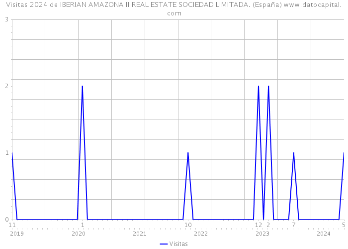Visitas 2024 de IBERIAN AMAZONA II REAL ESTATE SOCIEDAD LIMITADA. (España) 