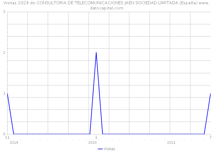 Visitas 2024 de CONSULTORIA DE TELECOMUNICACIONES JAEN SOCIEDAD LIMITADA (España) 