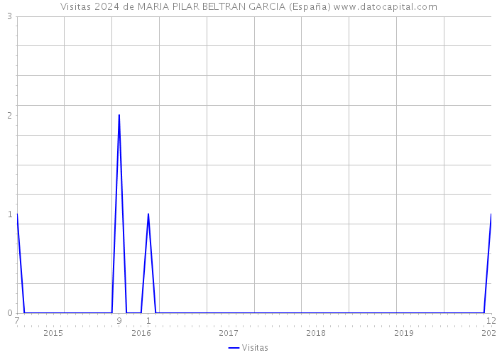Visitas 2024 de MARIA PILAR BELTRAN GARCIA (España) 