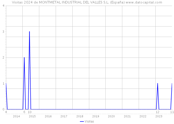 Visitas 2024 de MONTMETAL INDUSTRIAL DEL VALLES S.L. (España) 