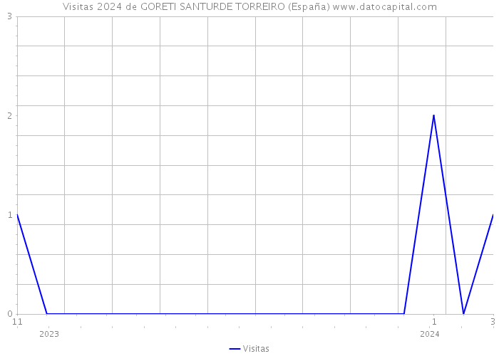 Visitas 2024 de GORETI SANTURDE TORREIRO (España) 