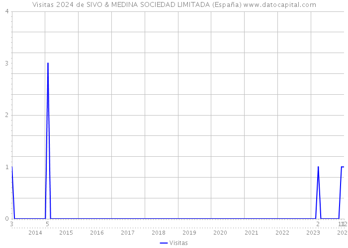Visitas 2024 de SIVO & MEDINA SOCIEDAD LIMITADA (España) 