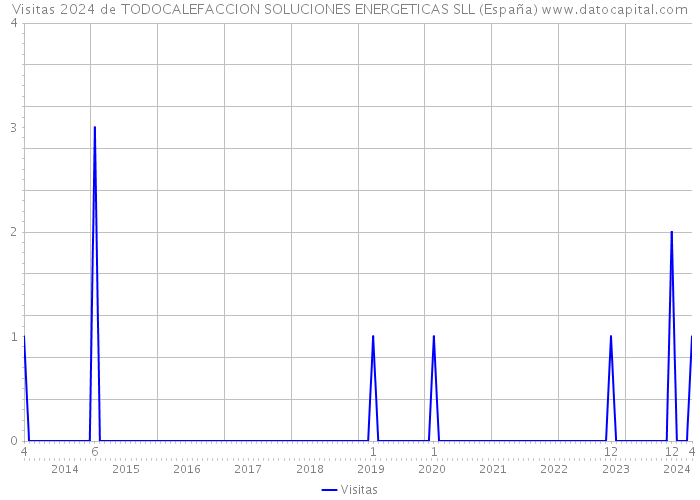 Visitas 2024 de TODOCALEFACCION SOLUCIONES ENERGETICAS SLL (España) 