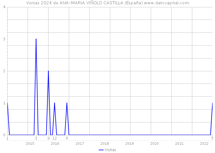 Visitas 2024 de ANA-MARIA VIÑOLO CASTILLA (España) 