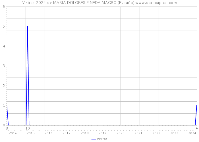 Visitas 2024 de MARIA DOLORES PINEDA MAGRO (España) 
