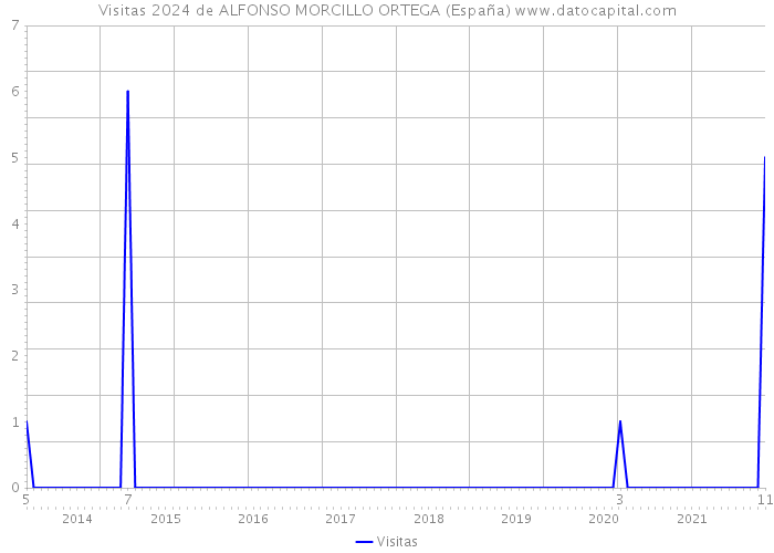 Visitas 2024 de ALFONSO MORCILLO ORTEGA (España) 