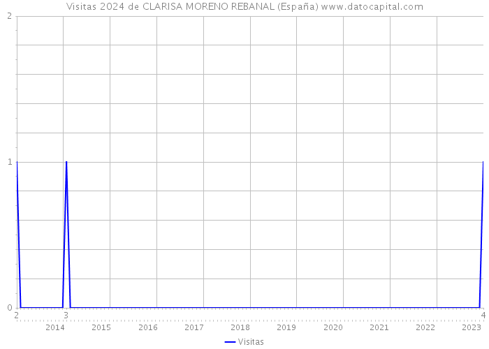 Visitas 2024 de CLARISA MORENO REBANAL (España) 