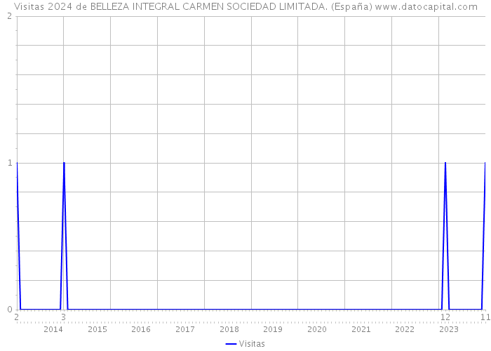 Visitas 2024 de BELLEZA INTEGRAL CARMEN SOCIEDAD LIMITADA. (España) 