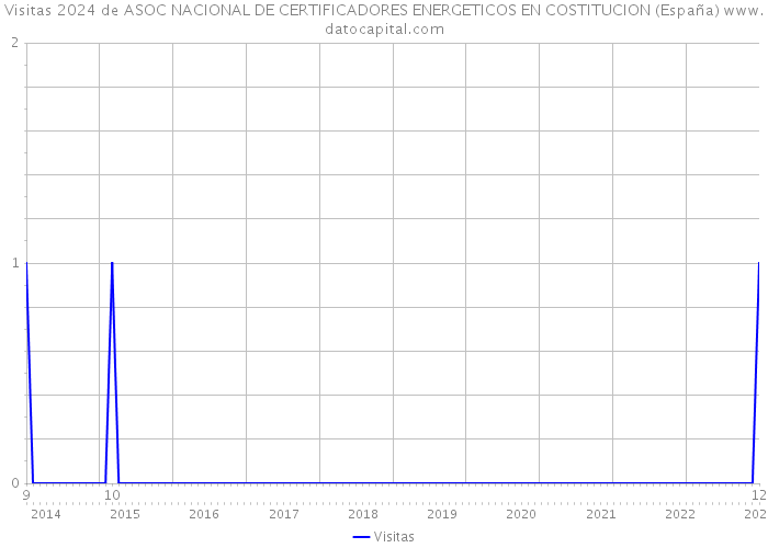 Visitas 2024 de ASOC NACIONAL DE CERTIFICADORES ENERGETICOS EN COSTITUCION (España) 