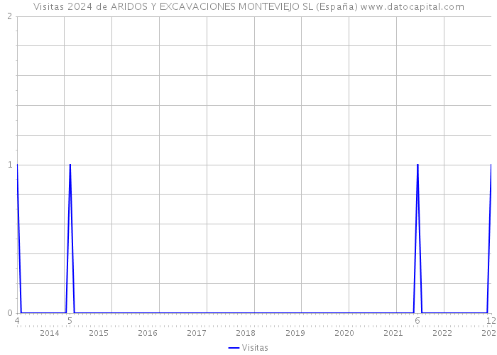 Visitas 2024 de ARIDOS Y EXCAVACIONES MONTEVIEJO SL (España) 