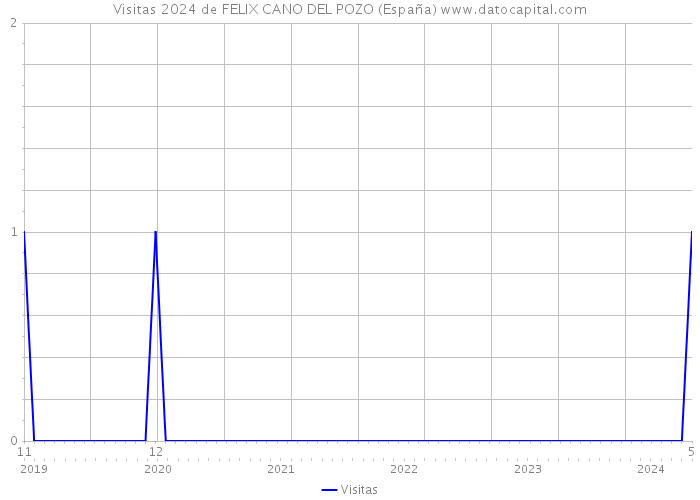 Visitas 2024 de FELIX CANO DEL POZO (España) 