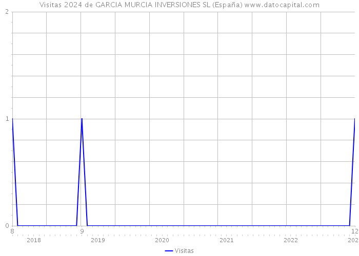 Visitas 2024 de GARCIA MURCIA INVERSIONES SL (España) 