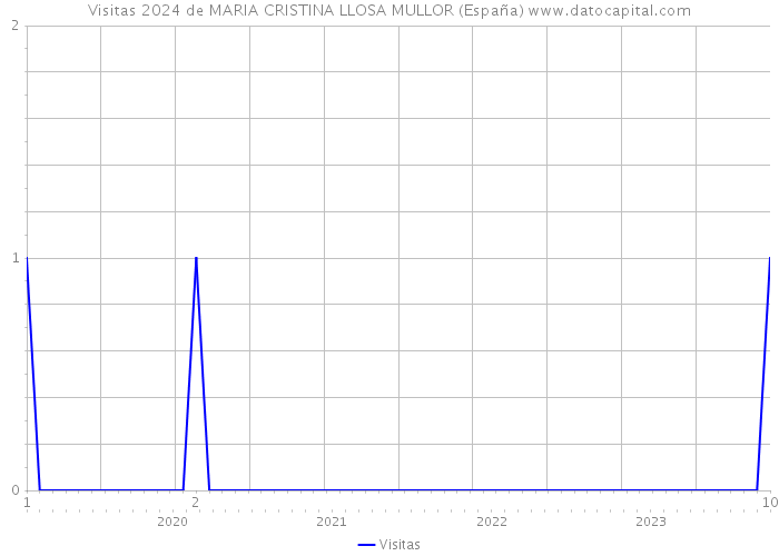 Visitas 2024 de MARIA CRISTINA LLOSA MULLOR (España) 