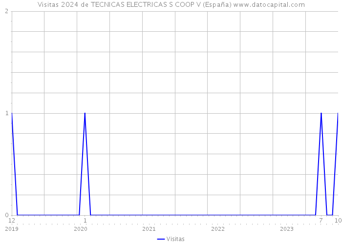 Visitas 2024 de TECNICAS ELECTRICAS S COOP V (España) 
