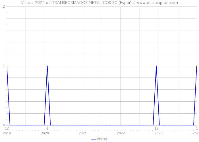 Visitas 2024 de TRANSFORMADOS METALICOS SC (España) 