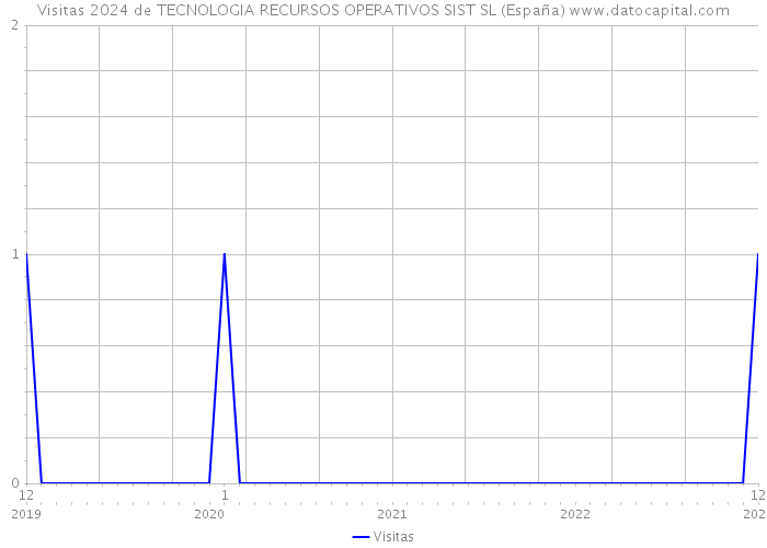 Visitas 2024 de TECNOLOGIA RECURSOS OPERATIVOS SIST SL (España) 