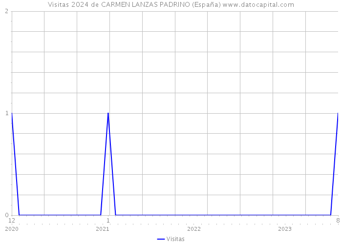 Visitas 2024 de CARMEN LANZAS PADRINO (España) 