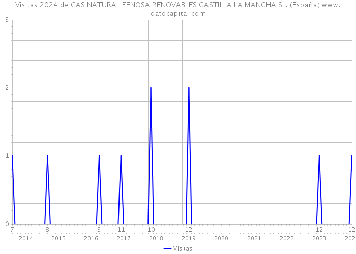 Visitas 2024 de GAS NATURAL FENOSA RENOVABLES CASTILLA LA MANCHA SL. (España) 