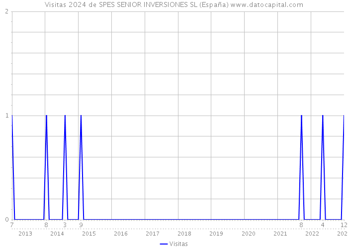 Visitas 2024 de SPES SENIOR INVERSIONES SL (España) 