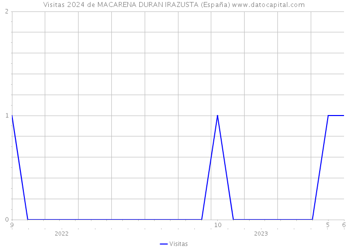 Visitas 2024 de MACARENA DURAN IRAZUSTA (España) 