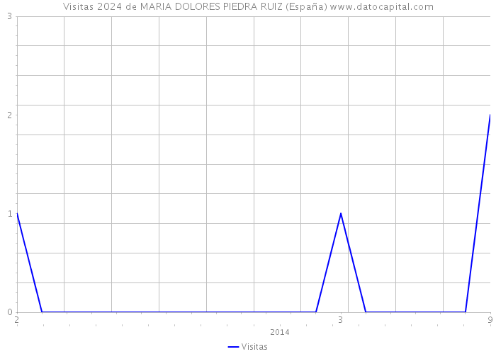 Visitas 2024 de MARIA DOLORES PIEDRA RUIZ (España) 