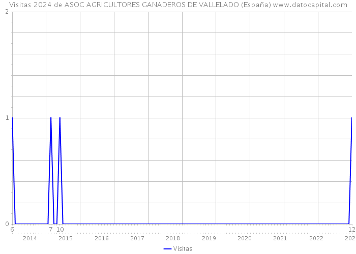 Visitas 2024 de ASOC AGRICULTORES GANADEROS DE VALLELADO (España) 