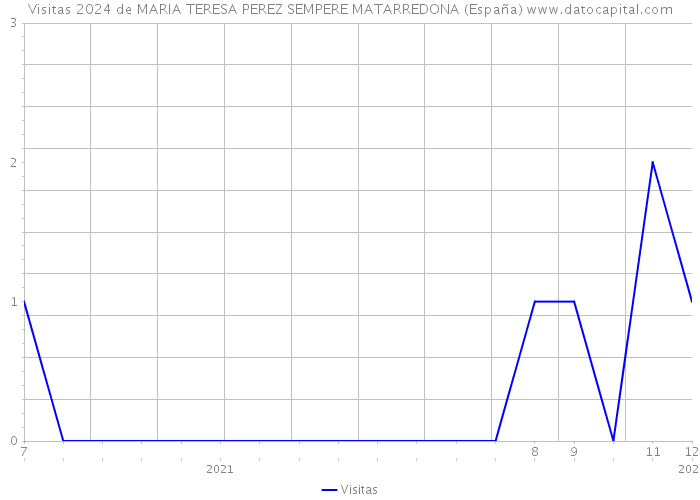 Visitas 2024 de MARIA TERESA PEREZ SEMPERE MATARREDONA (España) 